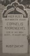 Graf van Cornelis Koorengevel op Crooswijk